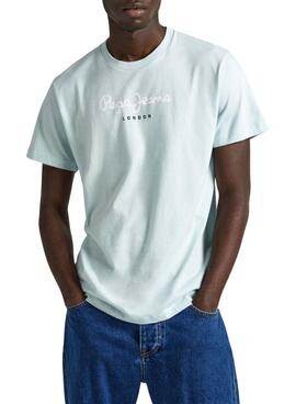 T-Shirt Pepe Jeans Eggo Türkis für Herren