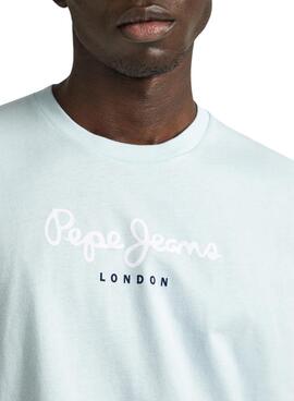 T-Shirt Pepe Jeans Eggo Türkis für Herren