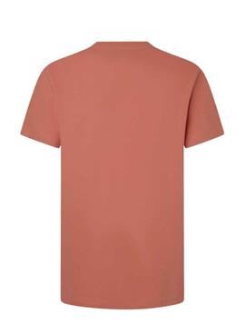 T-shirt Pepe Jeans Eggo Orange für Herren.