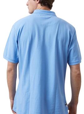 Polo Altonadock Basic Piqué Blau für Herren.