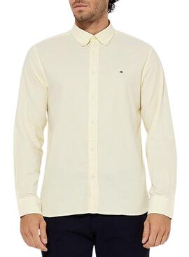 Hemd Tommy Jeans 1985 Flex Oxford Gelb für Herren