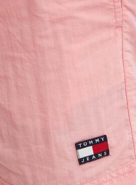 Badehose Tommy Jeans Crinkle Rosa für Herren