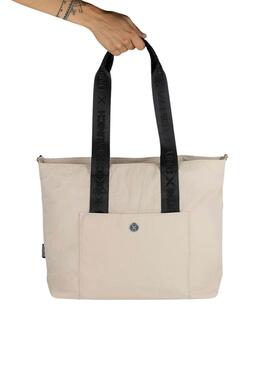 Handtasche Munich Bloom Shopper Beige für Damen