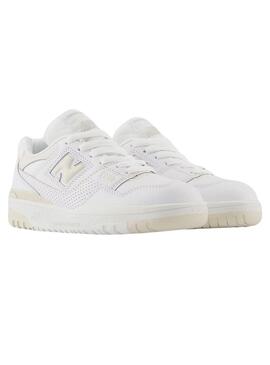 Turnschuhe New Balance B550 Weiß für Kinder