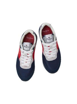 Turnschuhe Pepe Jeans London Bighton Marine Kind