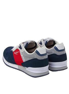 Turnschuhe Pepe Jeans London Bighton Marine Kind