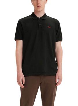 Polo Levis Housemark Schwarz für Herren