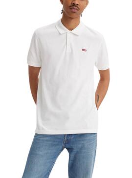 Polo Levis Housemark Weiss für Herren