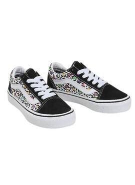 Sneakers Vans Old Skool Animal Schwarz Kinder Mädchen