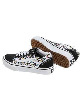 Sneakers Vans Old Skool Animal Schwarz Kinder Mädchen