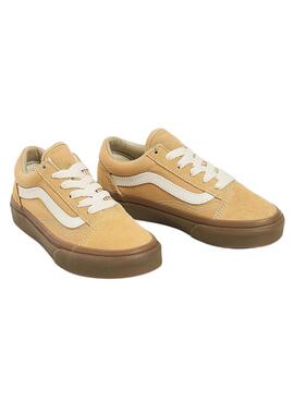 Sneakers Vans Old Skool Camel für Jungen und Mädchen