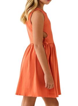 Kleid Mayoral Cut Out Orange für Mädchen