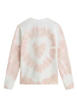 Sweatshirt Vans Tie Dye Crew Pink für Mädchen