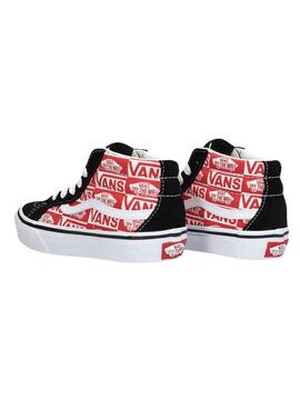 Sneakers Vans SK8-Mid Reissue Logo Rot Kinder.