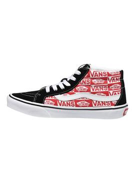 Sneakers Vans SK8-Mid Reissue Logo Rot Junior