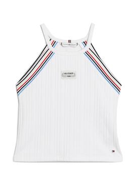 Top Tommy Hilfiger 1985 Weiß für Mädchen.