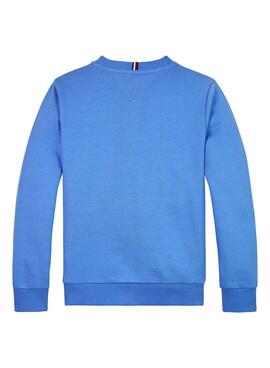 Pullover Tommy Hilfiger Logo Blau für Jungen.