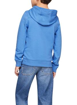 Pullover Tommy Hilfiger Essential Hoodie Blau Junge