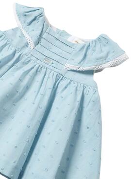 Kleid Mayoral Kristall Blau für Babys