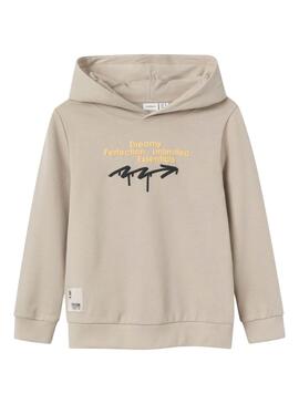 Sweatshirt Name It Brosan Beige für Jungen