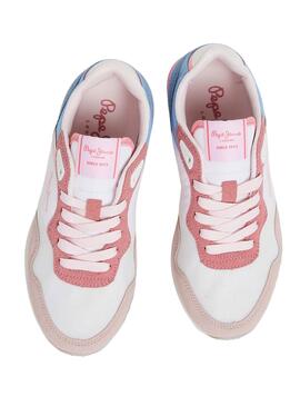 Sneakers Pepe Jeans London Urban Rosa für Mädchen.