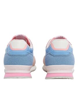 Sneakers Pepe Jeans London Urban Rosa für Mädchen.