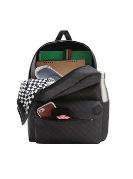 Rucksack Vans Old Skool Check Schwarz