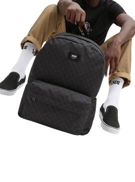 Rucksack Vans Old Skool Check Schwarz