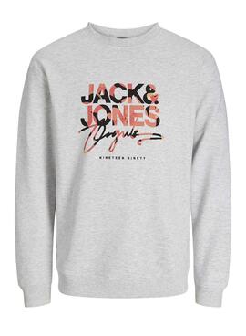 Sweatshirt Jack And Jones Aruba Grau für Jungen