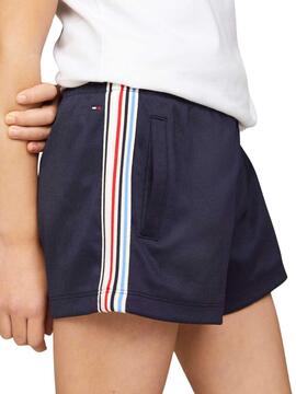 Kurze Hose von Tommy Hilfiger 1985 Marineblau für Mädchen.