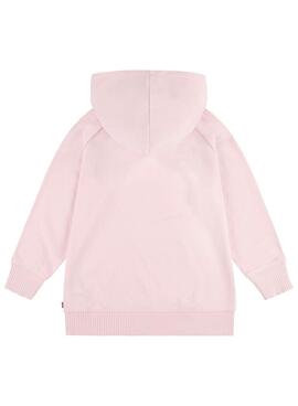 Sweatshirt Levis Hoodie Chalkpink Pink für Mädchen.