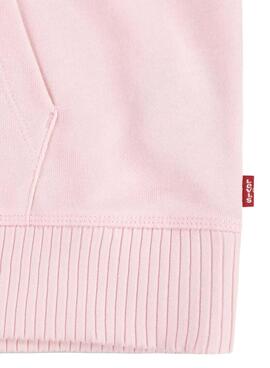 Sweatshirt Levis Hoodie Chalkpink Pink für Mädchen.