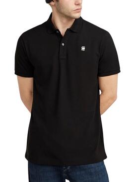 Polo G-Star Dunda Slim Schwarz für Herren