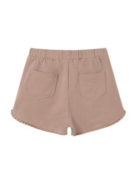 Shorts Mayoral-Basic-Toast-Fleece für Mädchen