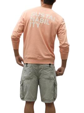 Sweatshirt Warren Orange Ecoalf für Männer