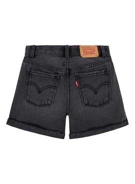 Shorts schwarze Levis Mom Shorts für Mädchen.