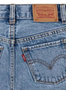 Shorts Levis Mom Jeans in Blau für Mädchen