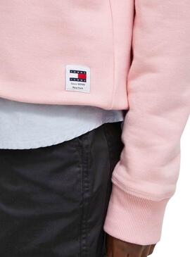 Sweatshirt Tommy Jeans Relaxed Classic Rosa Damen