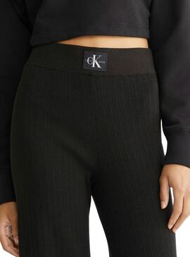 Hose Calvin Klein Jeans Bunt Schwarz