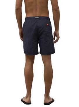 Badehose Shark Marineblau Ecoalf für Herren