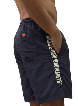 Badehose Shark Marineblau Ecoalf für Herren