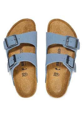 Sandalen Birkenstock Arizona Birko-Flor Blau Kids