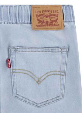 Bermuda Levis Skinny Dobby Hellblau für Jungen