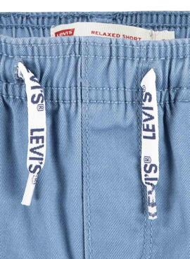 Bermuda Levis Pull On Gewebt Hellblau für Jungen