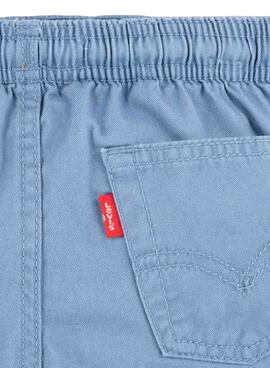 Bermuda Levis Pull On Gewebt Hellblau für Jungen