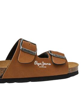 Sandalen Pepe Jeans Kansas Braun für Jungen und Mädchen