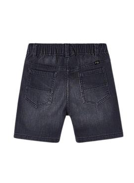 Bermuda Mayoral Soft Denim Jogger Grau für Jungen