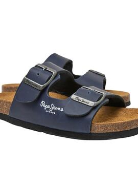 Sandalen Pepe Jeans Kansas Marineblau für Jungen und Mädchen.