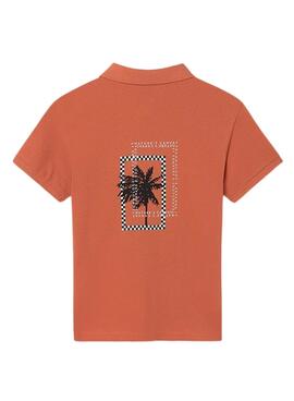 Polo Mayoral Drucktropenorange für Jungen