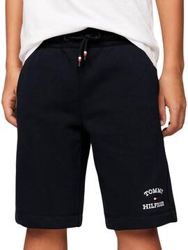 Bermudas Tommy Hilfiger TH Logo Marine für Jungen